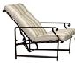 Aegean Lounge Chair 1 pc. - fabric ties - 22